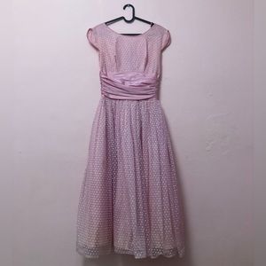 Vintage Pink Tulle Dress